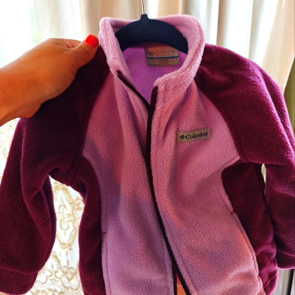 Columbia fleece two toned jacket